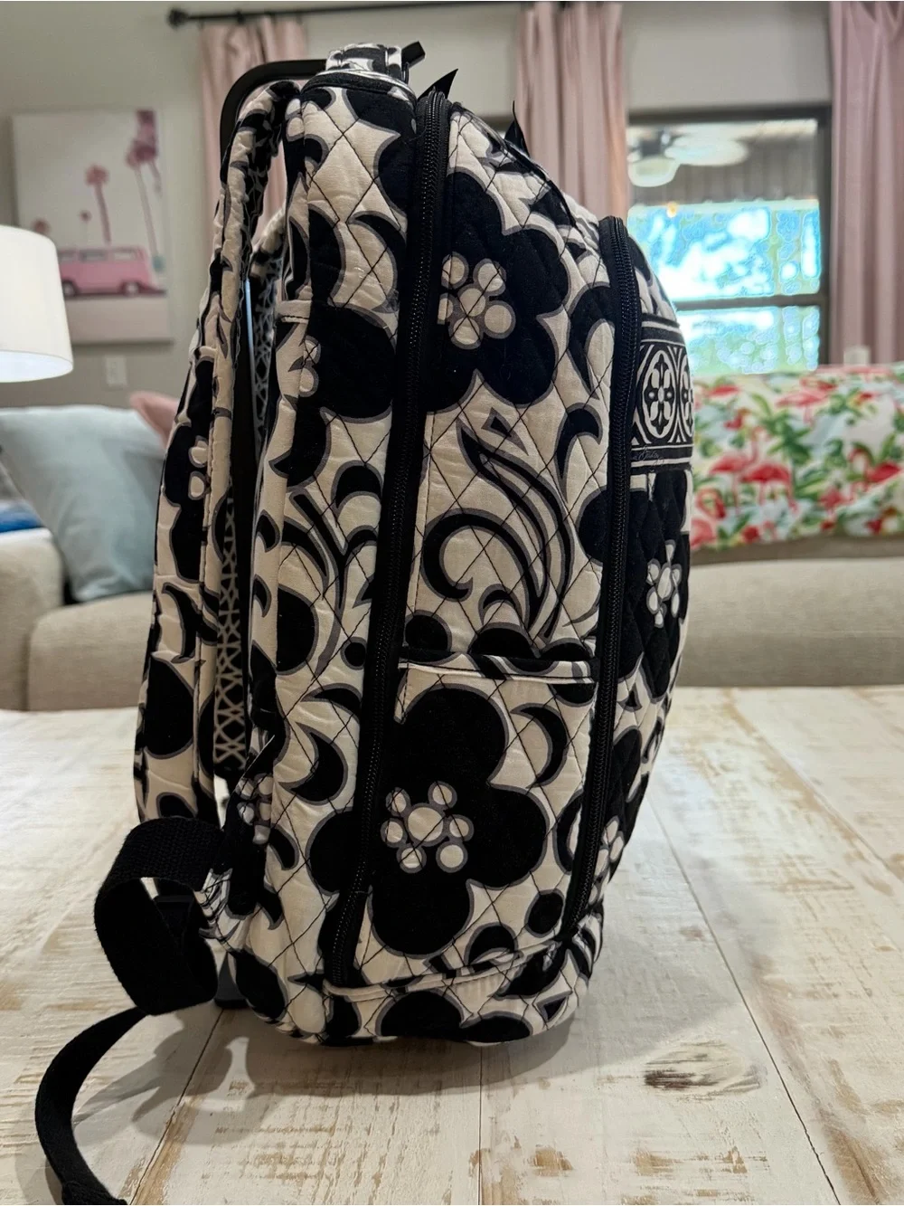 Vera Bradley Backpack Campus Tech Laptop Night and Day Retired Bag